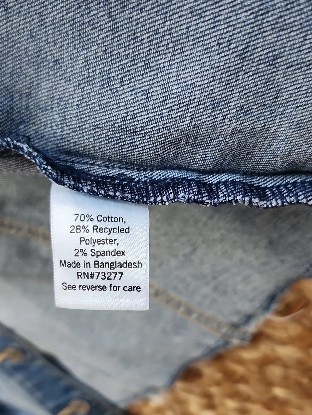 SO Girls' Cropped Blue Denim Jacket